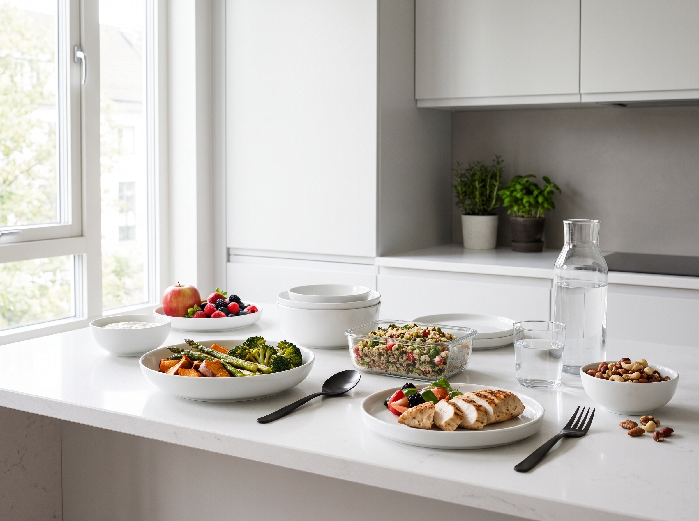 Fresh ingredients for healthier meal planning